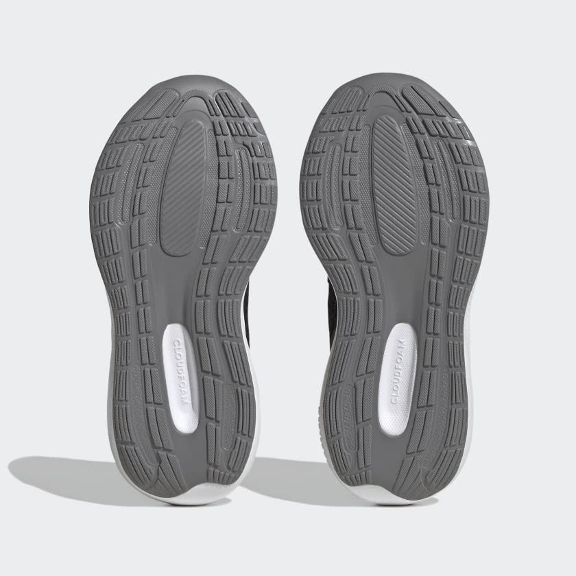 Image of adidas Falcon 3 Sport Lace Shoes Kids', Black, Size 11.5K