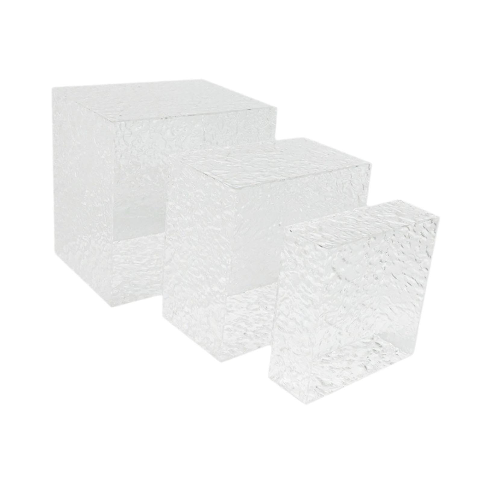 AMSLSIU Buffet Riser Stand Acrylic Food Platters Display Featuring Clear Hollow Bottoms Parties Celebrations Gatherings Food Riser For Buffet Table Acrylic