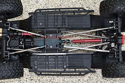 Miniatura 2 de GPM AXIAL SCX10 III Gladiator AXI03006 acero + aluminio delantero y trasero CVD, juego de 6 piezas (naranja)