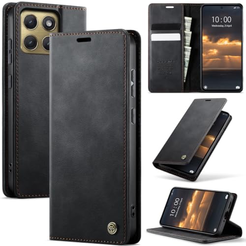 Étui portefeuille Motorola Moto Edge 2026 cuir fermeture magnétique antichoc