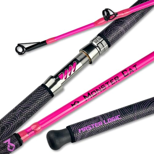 MASTER LOGIC Monster Catfish Casting Rod 7 MH Glow-in-Dark 1-Piece