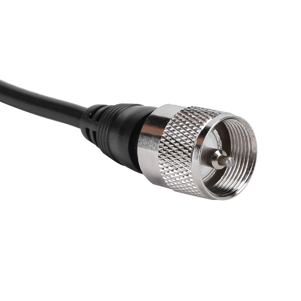 Queen.Y Base Magnetica per Antenna Radio Mobile, Supporto Resistente UHF con PL-259 a SO-239, 5M Cavo per Radio