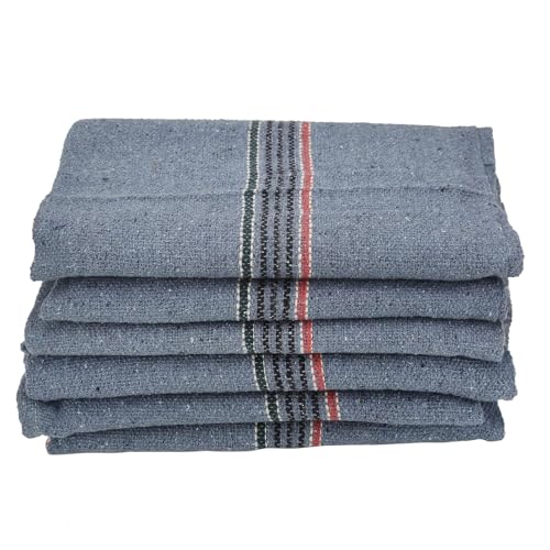 Image of Reusable Cleaning Cloth Multipurpose Pocha Floor Wiping Rag Super Absorbent Washable Soft Fabric Duster for Home Office Kitchen Bathroom Daily Household Cleaning (Grey, Pack of 3)