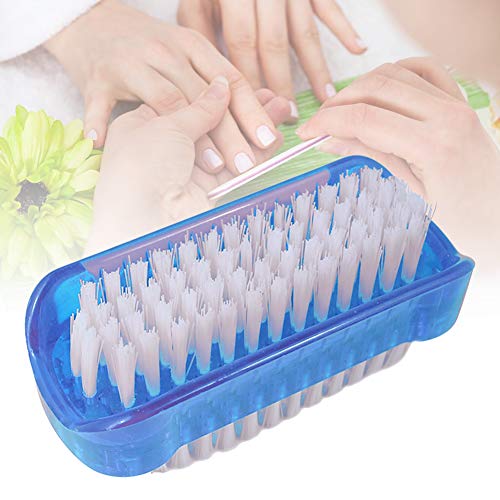 Nail Brush Care Manicure Tools Remove Dirt Pedicure File Double Sided Art Hand Wash Fingernail Practical Scrubbing Soft Dust Cleaning #TOP4