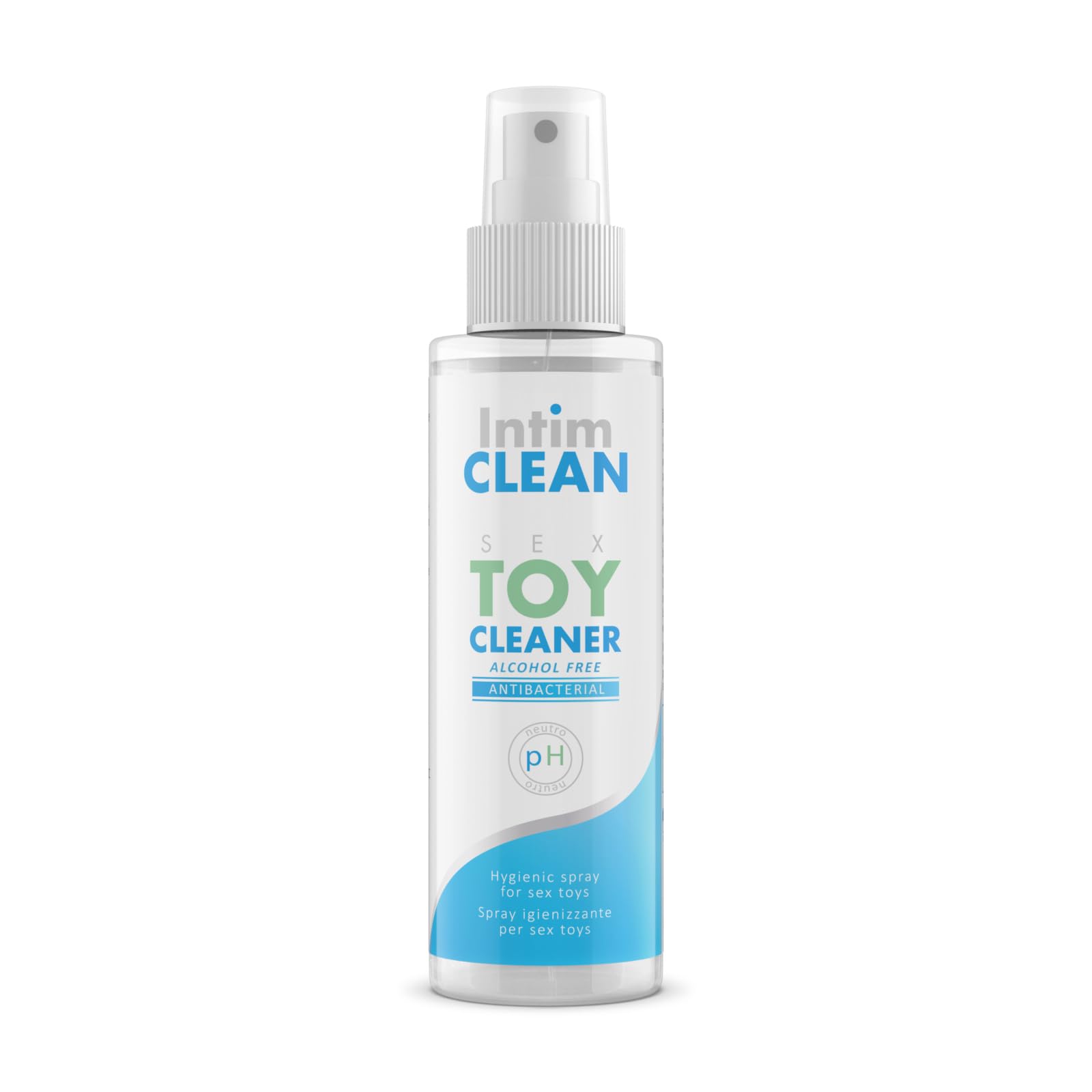 INTIMATELINE | Intim Clean, Sex Toy Cleaner - Detergente e Igienizzante Specifico per Sex Toys, 100% Ipoallergenico con Azione Antibatterica, Alcohol Free, 100 ml