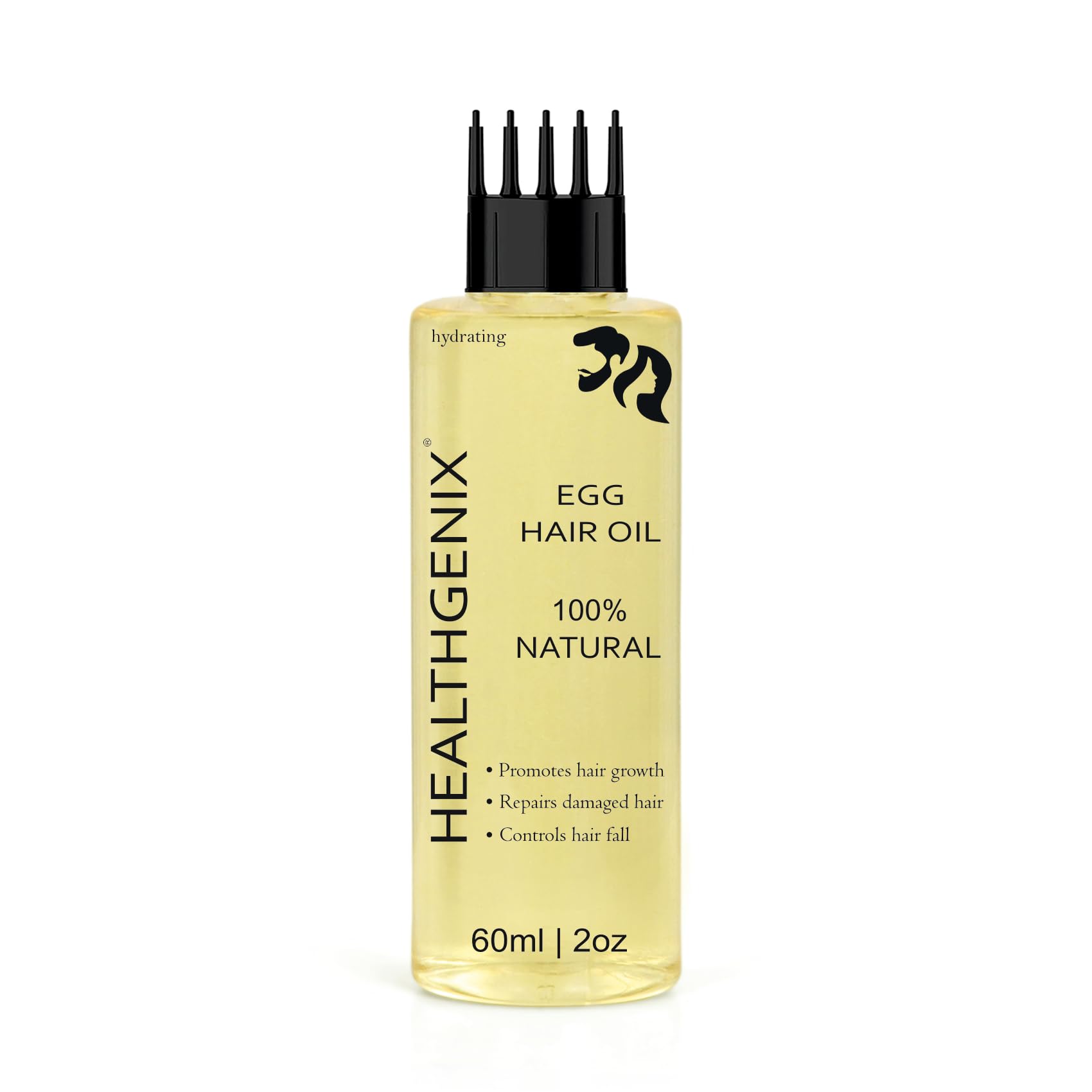 HEALTHGENIX - Effective Unisex Egg Oil for Hair 60ml | Rich in protein for Hair Fall Control, Hair Strengthening & Hair Scalp for Men & Women | Natural Nutritional A, B, C, D, E, Biotin & Protein |-picture-21