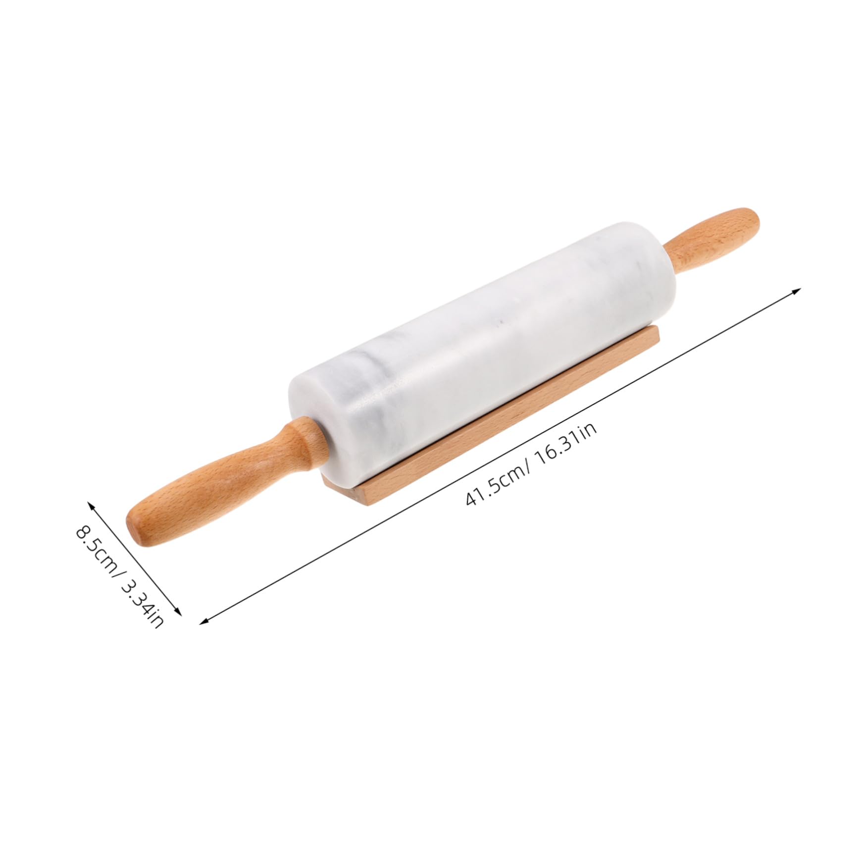 Zerodeko 3 Piezas Rodillo De Mármol Para Fondant Rodillos Para Hornear De Mármol Para Galletas Masa De Pizza y Decoración De Cocina De Masa Para Envolver Dumplings