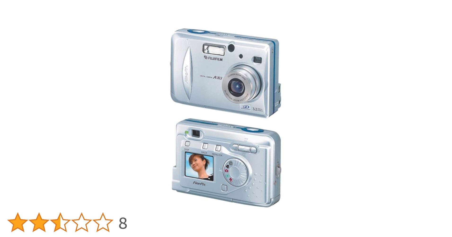 動作品 コンデジ レトロ CCD FUJI FILM FinePix A303 Fujifilm Finepix A303 Digital Camera *Japanese Version Only