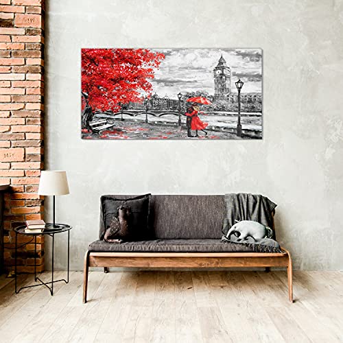 Impression sur verre Londres 100x50 pour salon chic et design - 4