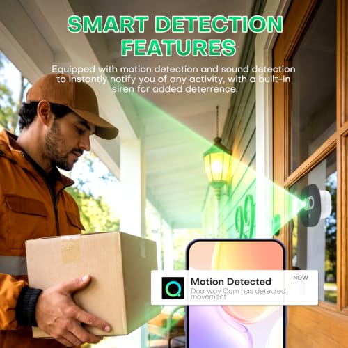 HomiQ Solar Window Security Camera, Indoor Cam with Rechargeable Battery - image 4