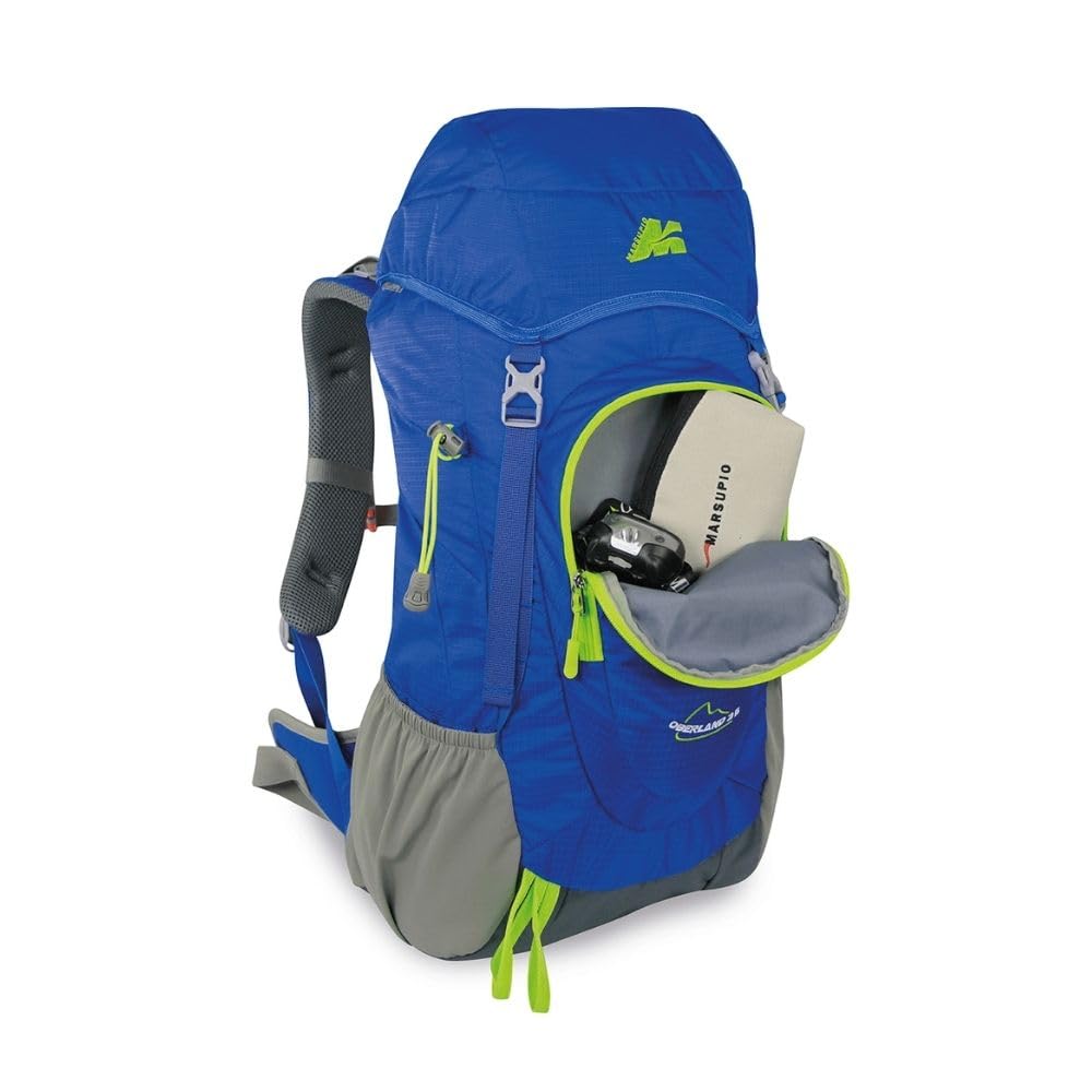 Marsupio Zaino trekking unisex OBERLAND 35 Blu Giallo