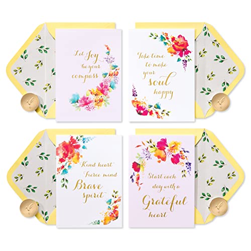 Image of Papyrus Blank Encouragement Cards with Envelopes, Grateful Heart (20-Count)
