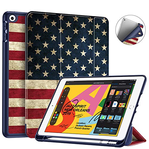 Fintie SlimShell Case for New iPad 7th Generation 10.2 Inch 2019 with Built-in