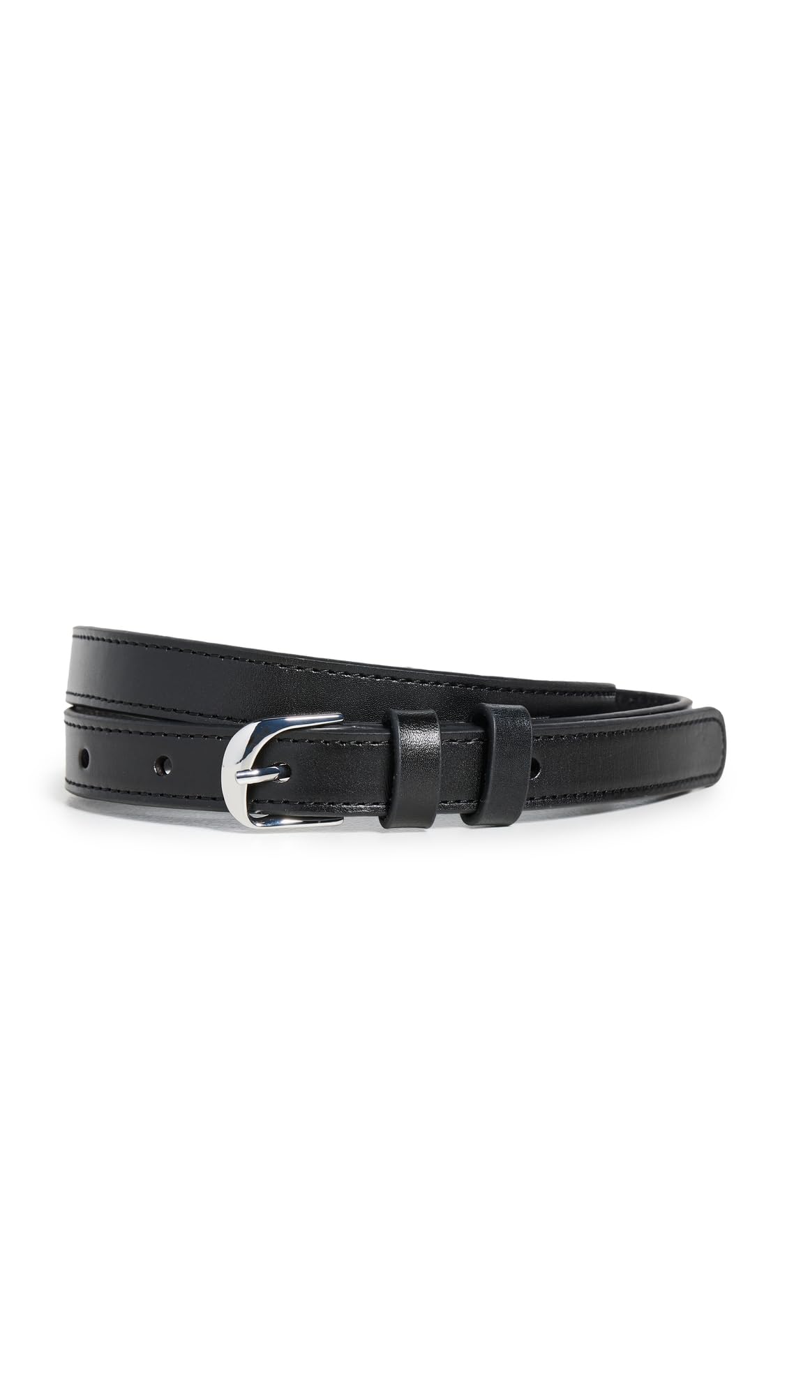 FRAME Womens Petite Twist Buckle Belt