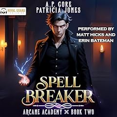 Diseño de la portada del título Spell Breaker