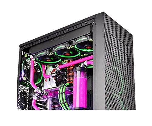 Image of Thermaltake Pacific DIY LCS Chrome G1 /4 PETG 16mm (5 /8 inch) OD Tube 90 Degree Compression Fitting Cooling CL-W097-CA00SL-A