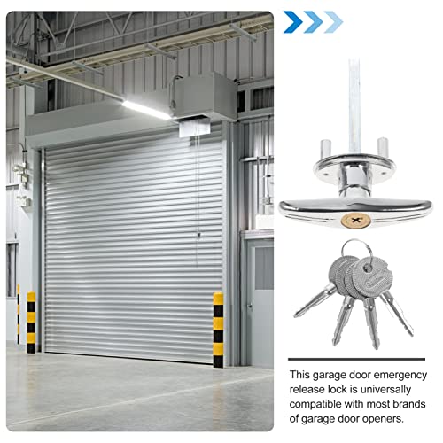 POPETPOP 1 Satz Klapptürschloss Garagentor t Griff Türschloss Notentriegelung Für Garagentore Garagentor-schnellverschluss Zugschnurverriegelung Sicherheitsschloss Tanga Stahldraht