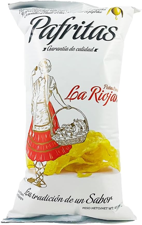 Pafritas Spanish Potato Crisps (Artisan Oak-Smoked Paprika)