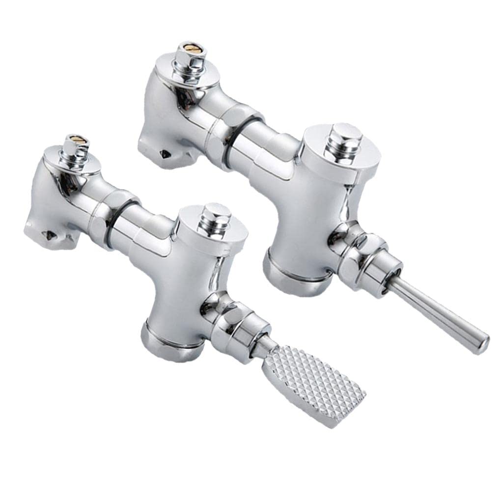 Optimuss Full Copper Urinal Flush Valve Toilet Urinal Flush Meter Valve Hand Pressing