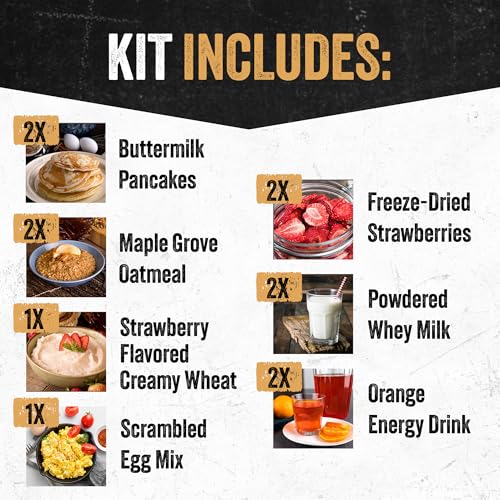 Ready Hour Breakfast Bucket (128 Servings), Emergency Food Supply, Emergency Food Kit, 25-Year Shelf Life Food, Survival Food Buckets, Long-Lasting Food Supply, Flood-Safe Container - Image 6