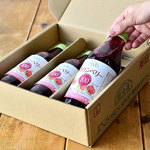 順造選 クランベリー100%ジュース 500ml×3