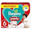 Pampers Baby-Dry pantalones, tamaño 6, 116 unidades per paquete