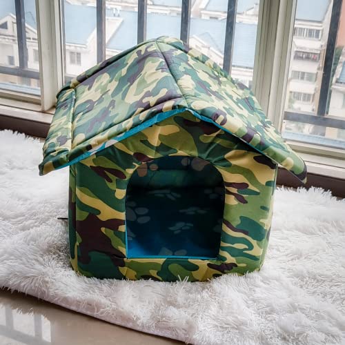 Katzenhaus Topoloar mit wasserdichtem Segeltuchdach