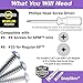 TOGGLER SnapSkru SP Self-Drilling Drywall Anchor for Hollow Walls, Made in The USA, Pack of 20-5/8-in L x 3/8-in Dia Standard Drywall Anchor (Screws Included)