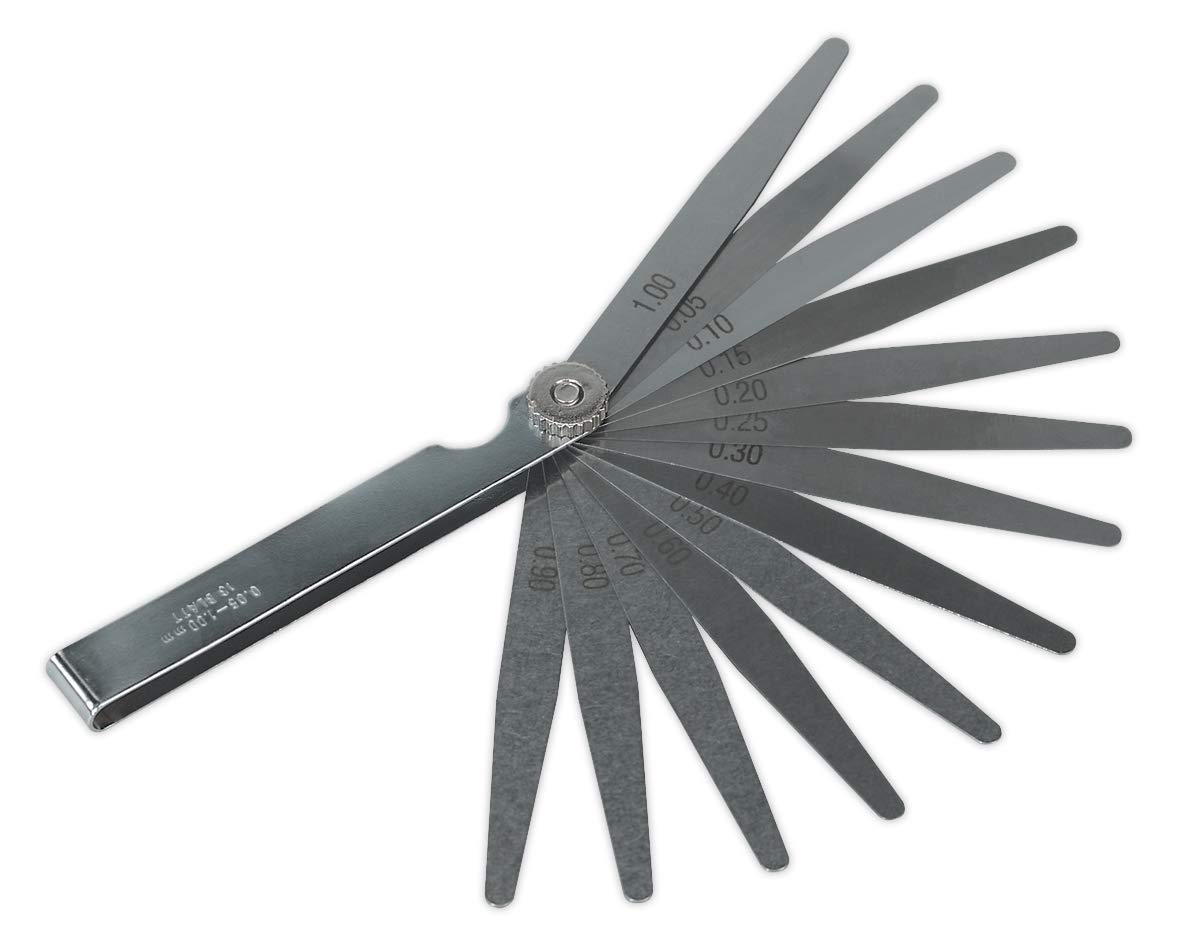 Sealey S0517 Metric Feeler Gauge, 13 Blade