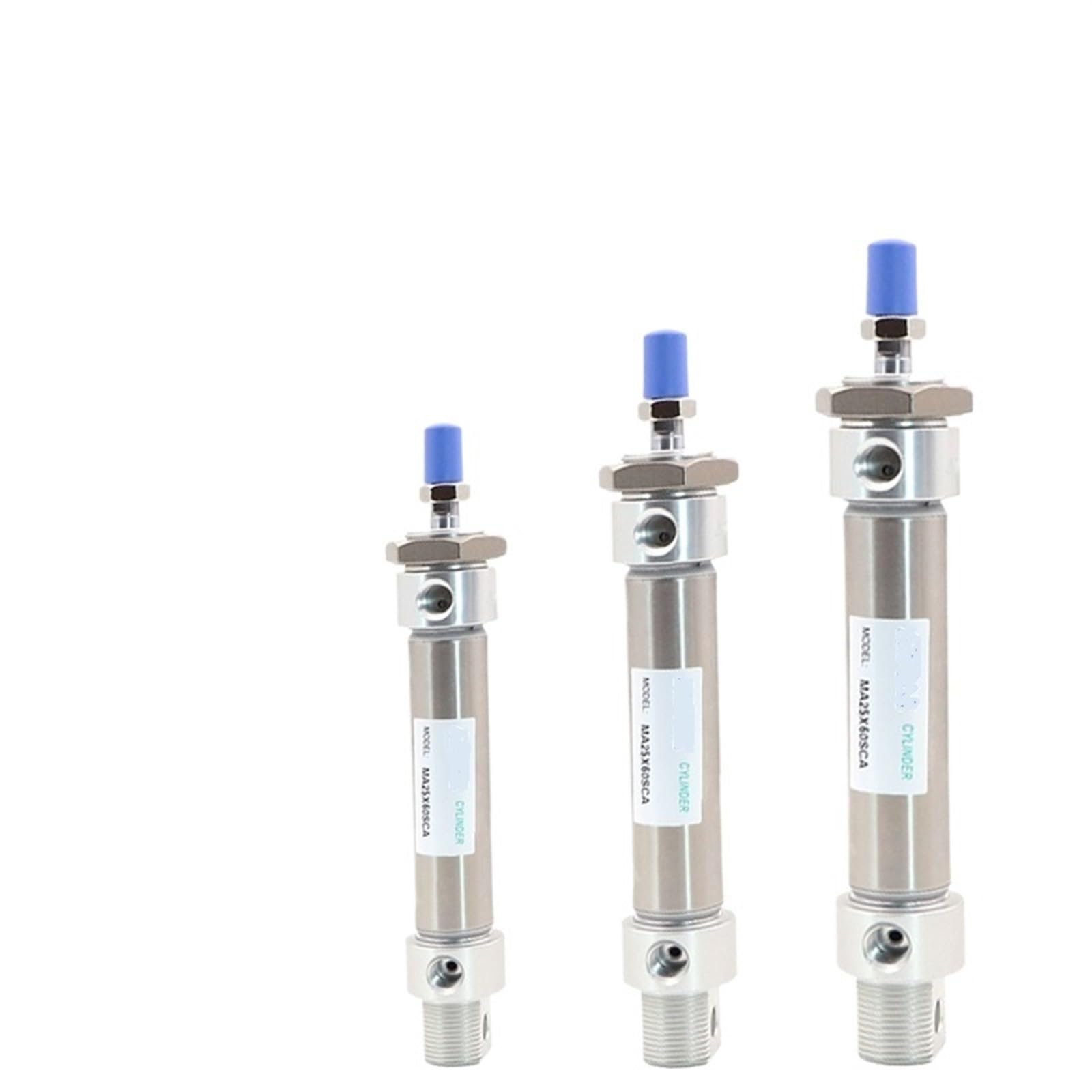 Mini cylindre en acier inoxydable MA25X100SU pour automatisation pneumatique stable