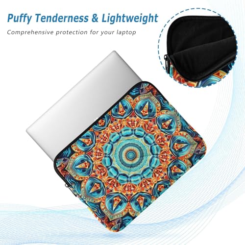 Funda para portátil 13-14 pulgadas impermeable azul naranja miniatura 5