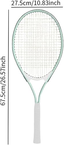 Miniatura 5 de Raquetas de tenis para adultos principiantes, cómodas, portátiles, recreativas, para entrenamiento, ligeras, para jugar al aire libre, practicar en