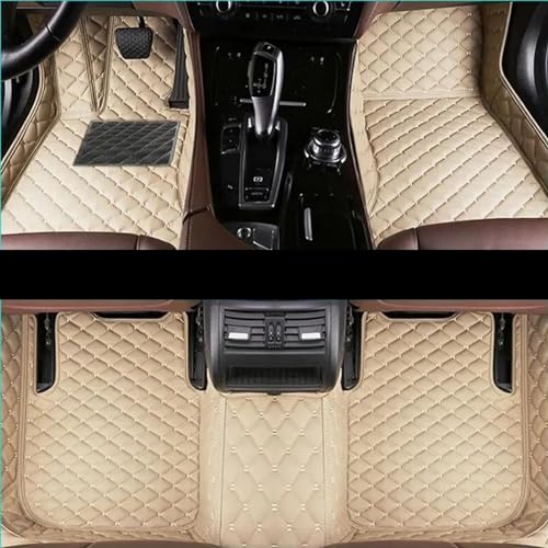 Tapis sol voiture City beige antidérapant imperméable sur mesure