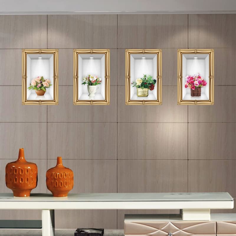 JAAMSO ROYALS 3D Simulation Vase stickers for walls of home, wall sticker for living room, wall stickers for home, wall painting stickers, living room wall stickers, wall stickers for bedroom big size (B01MQKYSHD) Amazon Price History, Amazon Price Tracker