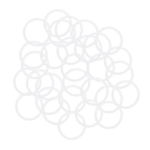 uxcell Juntas tóricas de silicona, 0.748 in OD 0.630 in ID 0.059 in Ancho VMQ Junta de sello para válvulas de compresor reparación de tuberías,