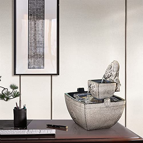 Fuente de agua decorativas afortunadas de interior de mesa y dormitorio 5