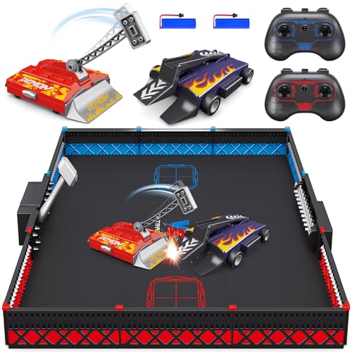 Wdexual Remote Control Battle Robots, RC Fighting Robots Toys for Kids - 2.4Ghz Fighting Robot Game Set Toys for Kids, Battle Bots with Arena, Combat Robot STEM Toys Gifts for Boys Age 5 & Up