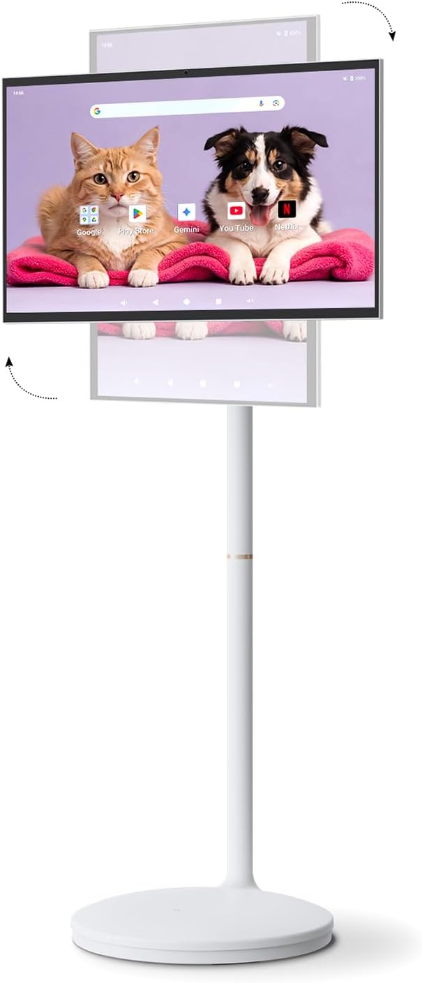 65 Inch Smart Board with 27 Inch Smart Portable TV, Suitable for Offices, classrooms, and Homes