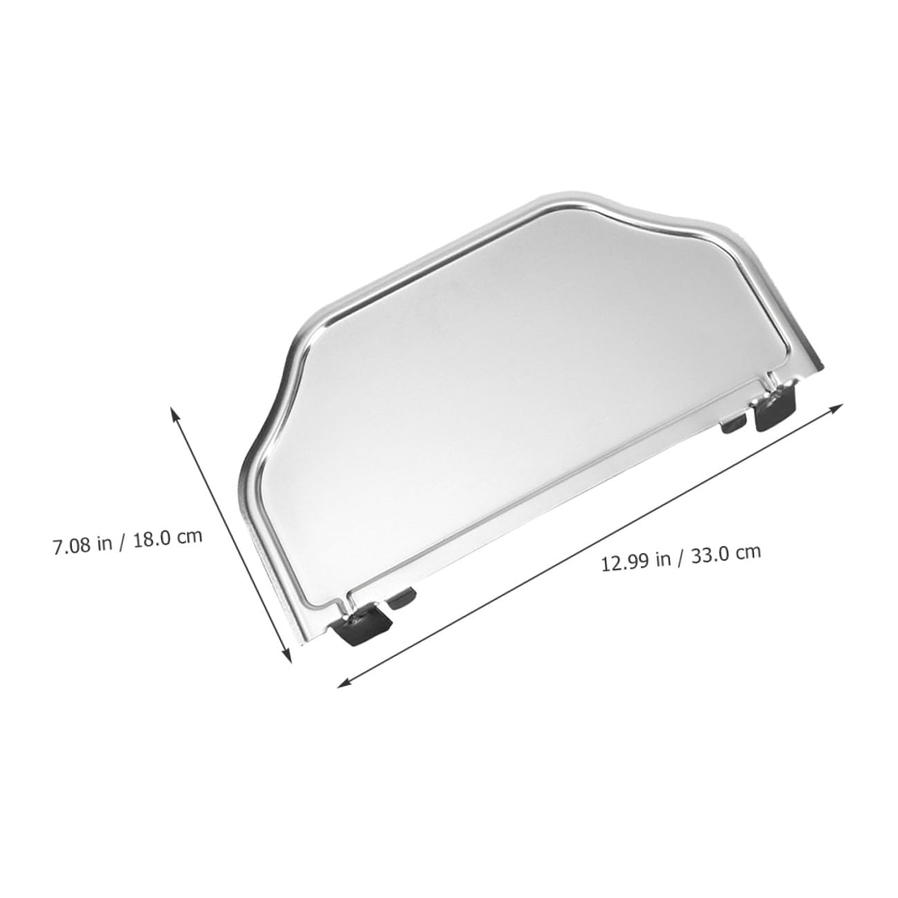 Ripiano Laterale in Acciaio Inox per Griglia, Scaffale Portaoggetti Multifunzionale per Barbecue, Mensola per Tavolo da Picnic Adatta a Feste e Barbecue All’aperto