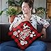 KACOPOL Christmas Decorations Pillow Covers Christmas Tree Snowflake Snowman Reindeer Home Decor Throw Pillow Case Cushion Cover 18
