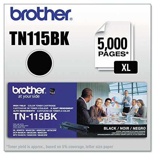 Toner Brother TN115BK noir cartouche laser imprimante 5000 pages