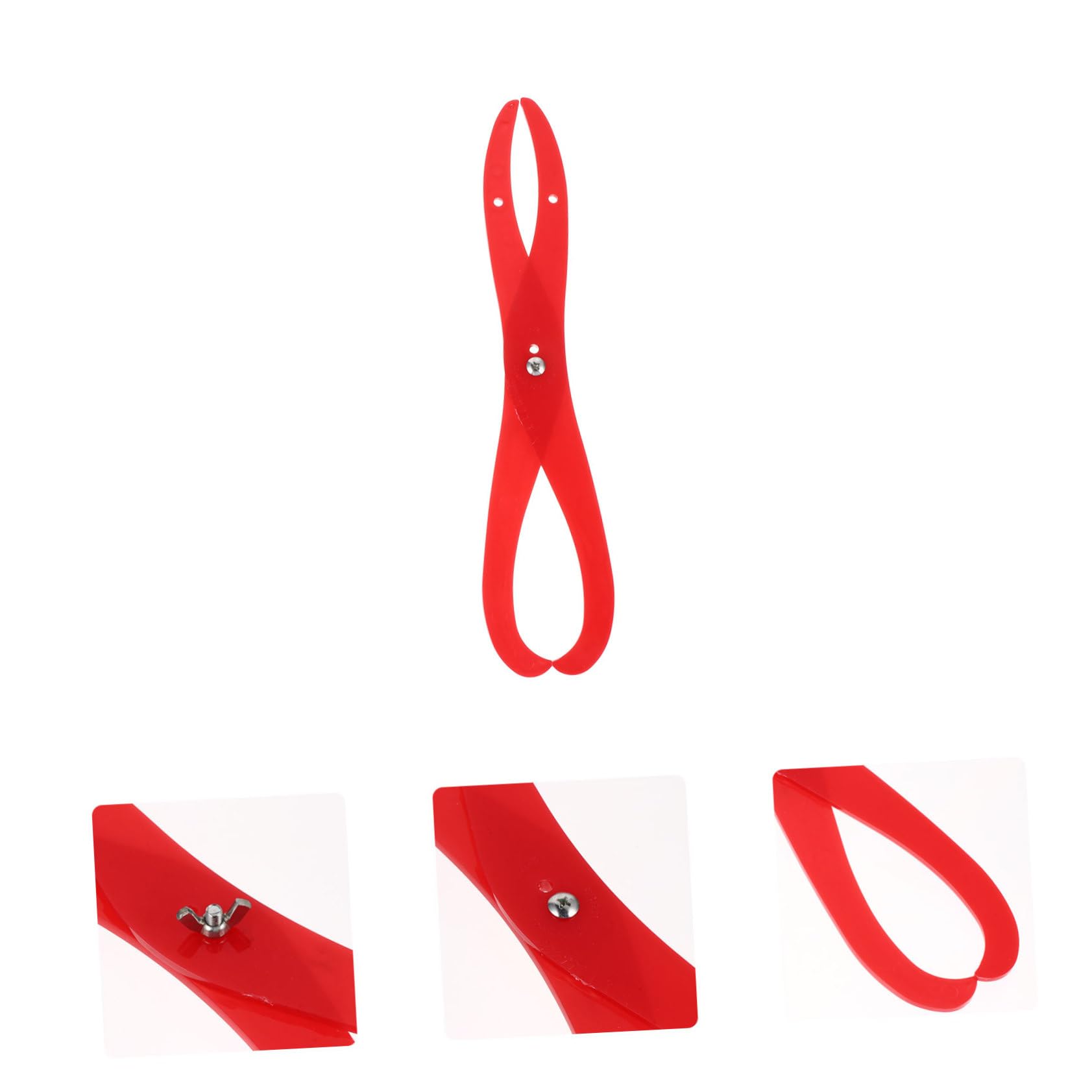 STOBOK 3pezzi Plastica per Misurare Argilla Strumento per Scultura Argilla Utile per Artisti e Amatori Facile da Pulire e Trasportare
