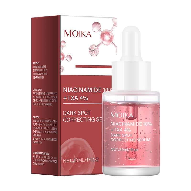 Niacinamide Serum 10% + TXA 4% Acid for Face,Hyaluronic Acid, Glass Skin, Clarifying, Radiant Complexion with Natural Color, Korean Skin care For Women(1Fl.Oz)