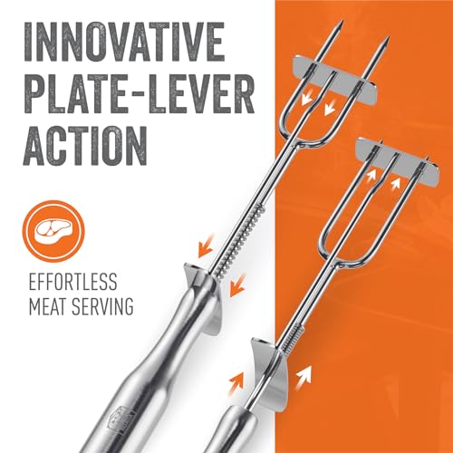 Carve N Serve Ensemble de fourchettes design ergonomique pour art de la table - 4