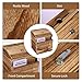 Wooden Suggestion Box With Lock, Comment Card Slot, Ballot Box, Wall Mounted or Freestanding, Brown