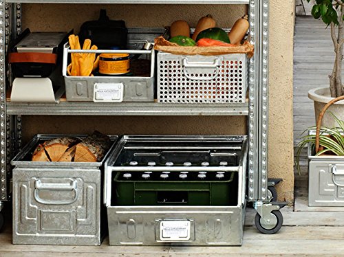 Amazon｜ASPLUND (アスプルンド) スチールコンテナ ガルヴァナイズ 63L