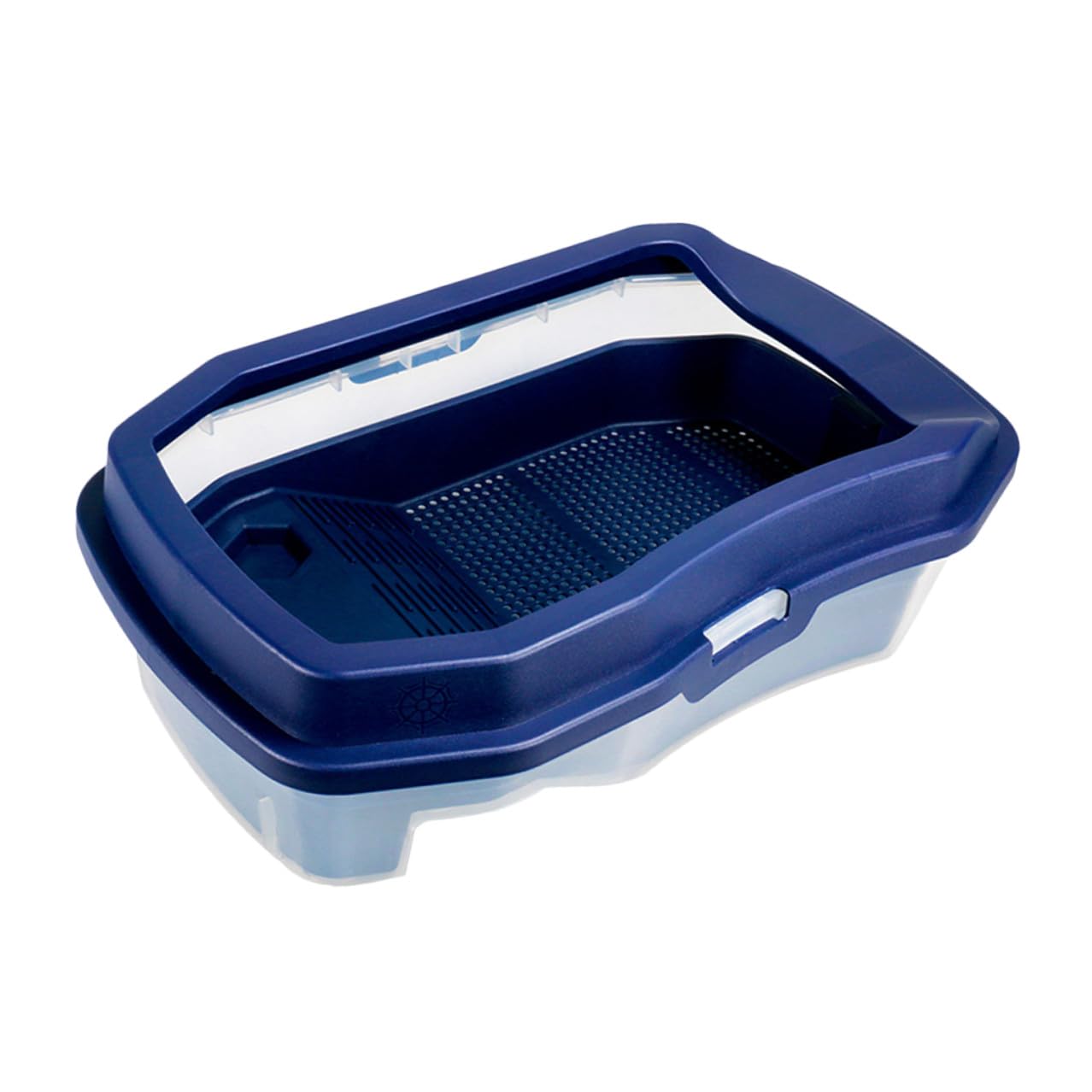 NUOBESTY Tanque Fácil Plástico para Tortugas de Tomar Plataforma el Doble Función Agua y Zona Seca, Resistente de Limpiar, Adecuado Sol para Hábitat