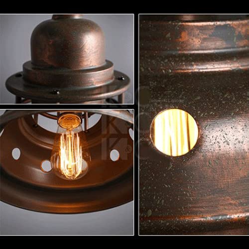 Petit lustre suspendu d'intérieur E27 style rétro nostalgie