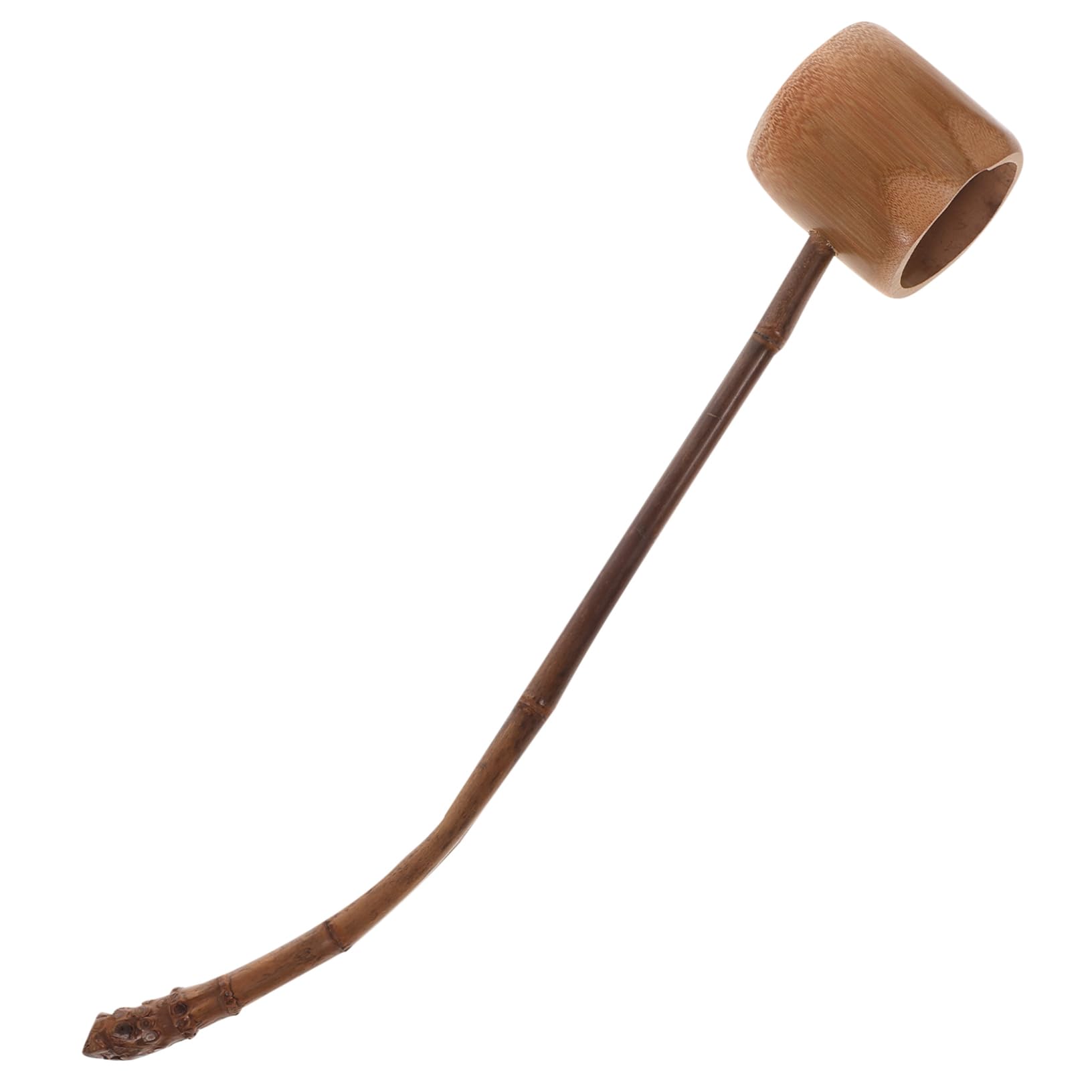 KICHOUSE Bamboo Scoop Ladle Spout and Efficient for Tea Ceremony Garden Watering and Home Dec