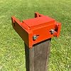 Magnum Target 3/8 AR500 Armored Steel Hostage Triple Tap B/C Zone Reactive Shooting Target w/ 2x4 Stand